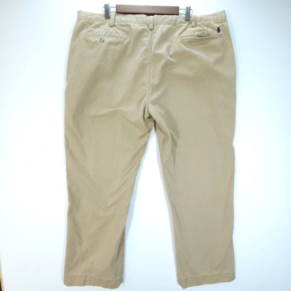 Polo Ralph Lauren Chino Pants Mens 44x30 Tan Classic Fit Cotton Streetwear